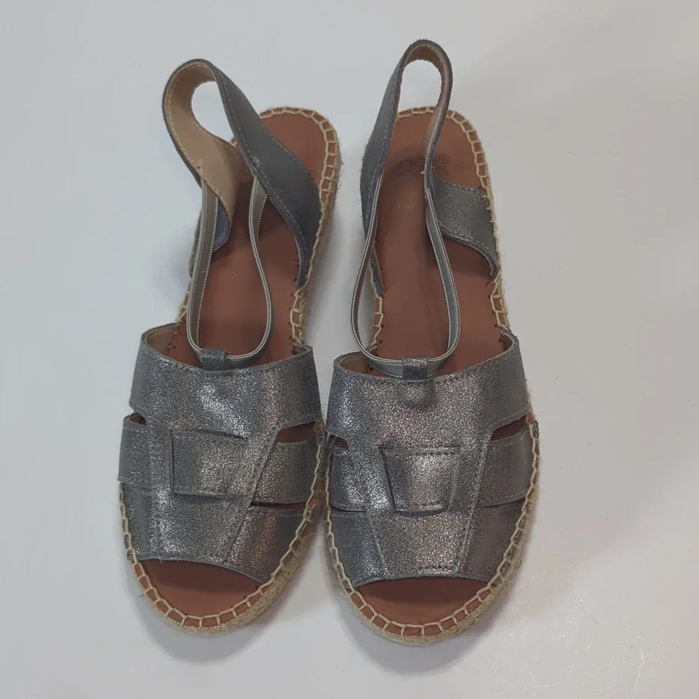 Andre Assous Dorit Women's Wedge Espadrille Sandals Size 10
